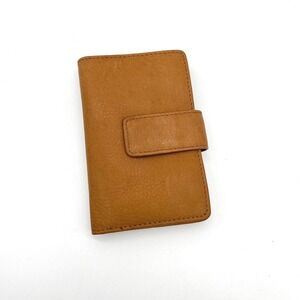 Rolfs Essentials Tan Brown Genuine Leather Tab Stack Case Wallet 598-3674-27